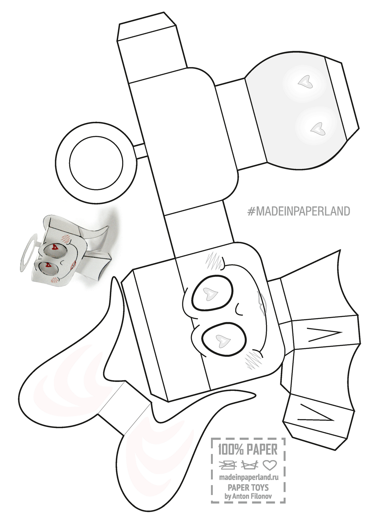 Five nights at Freddy's Toys  Free Printable Papercraft Templates