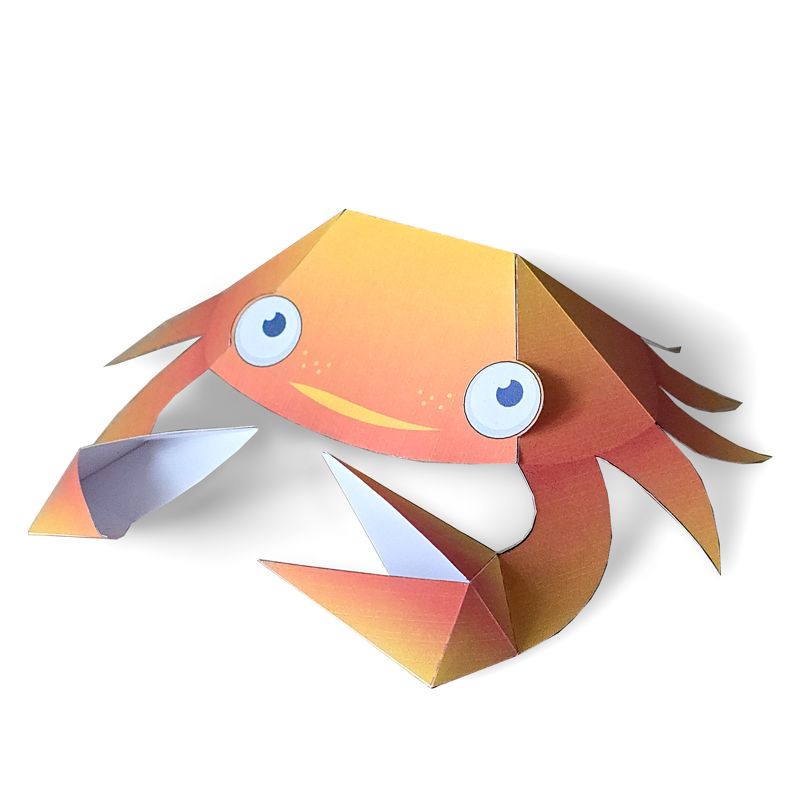 Crab free printable paper model
